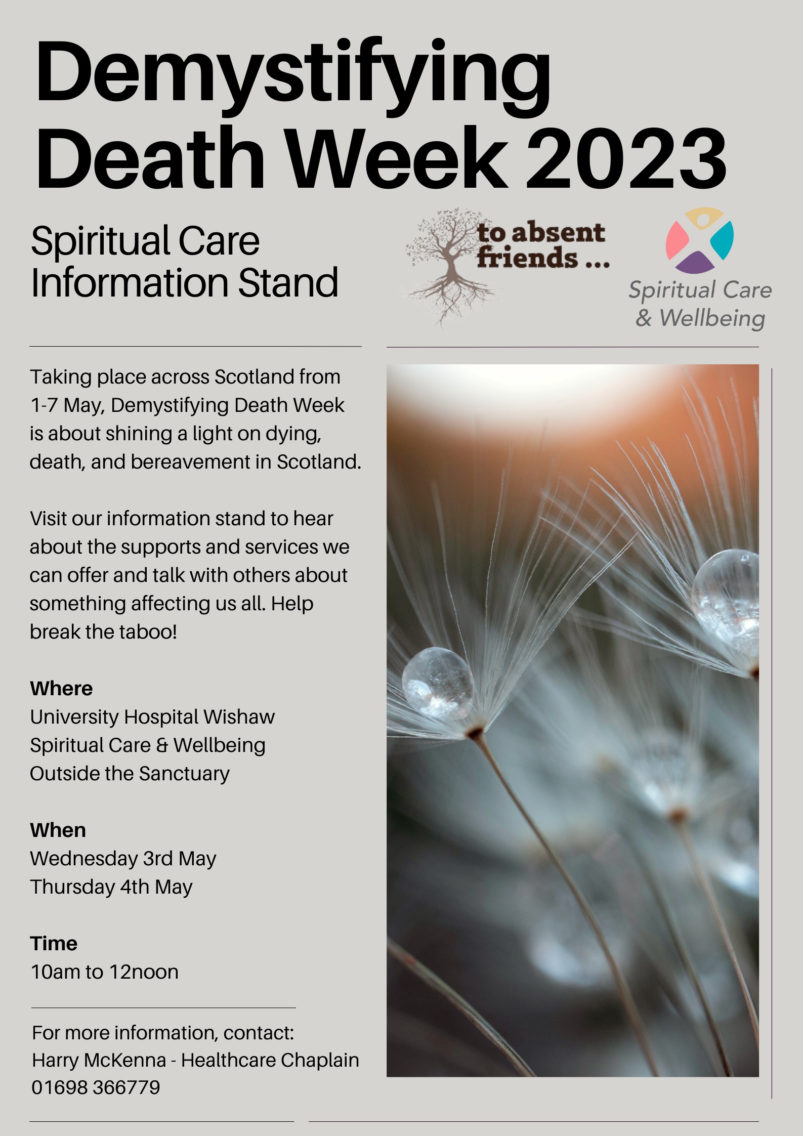 Good Life, Good Death, Good Grief Demystifying Death Week 2023