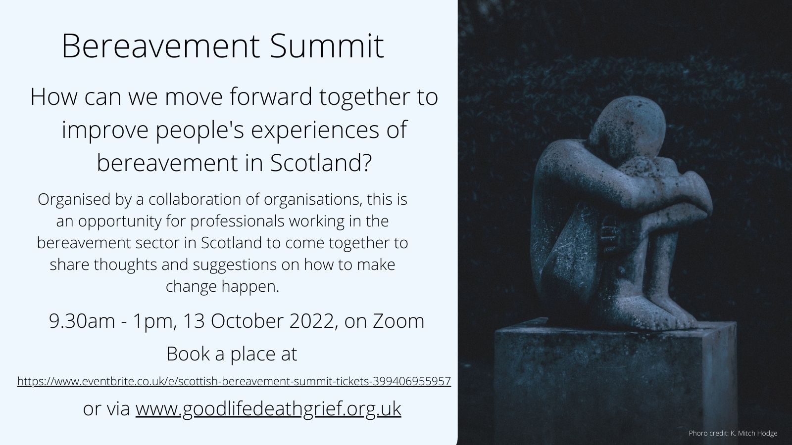 Good Life, Good Death, Good Grief News Scottish Bereavement Summit