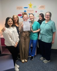 St Johns ITU received their Bereavement Charter Mark certificate