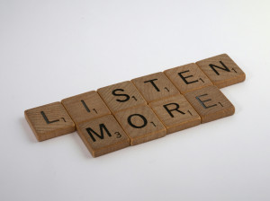 Listen More photo by Brett Jordan