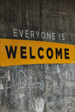 All Are Welcome photo by Katie Moum